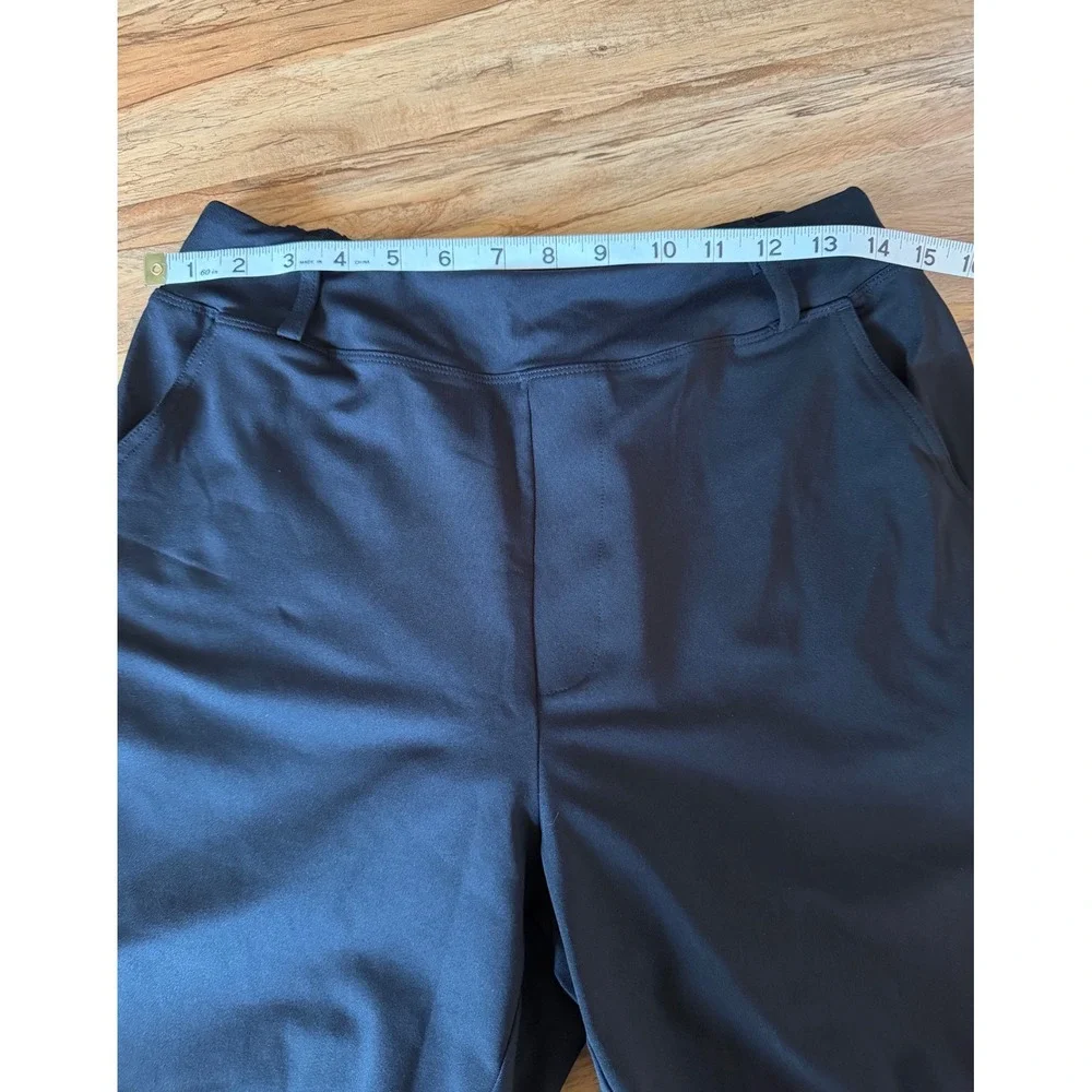 Baleaf Womens Black Athletic Golf Hiking Pants Size Medium Straight Leg Stretch